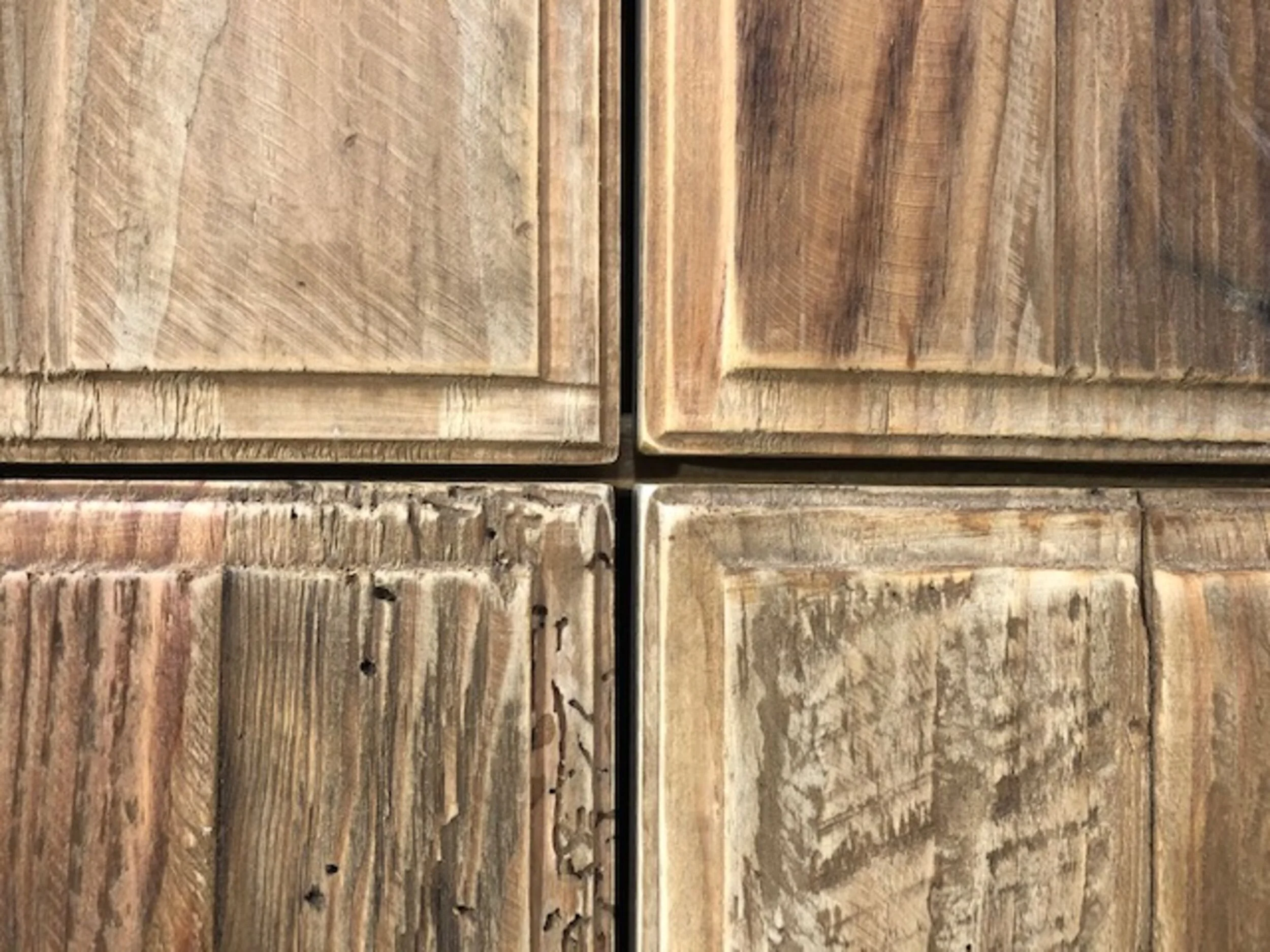 Kalise Reclaimed Timber 4 Poster Queen Bed - Image 7